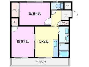 パークサイドＮの物件間取画像